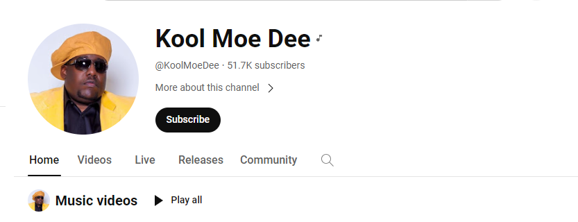 Kool Moe Dee's YouTube